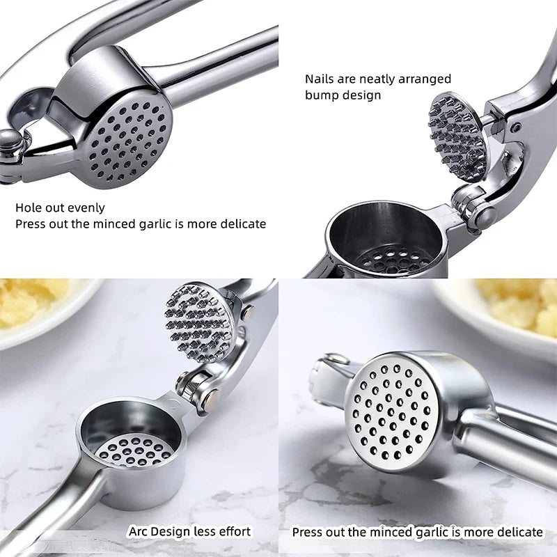 Stainless Steel Garlic Press