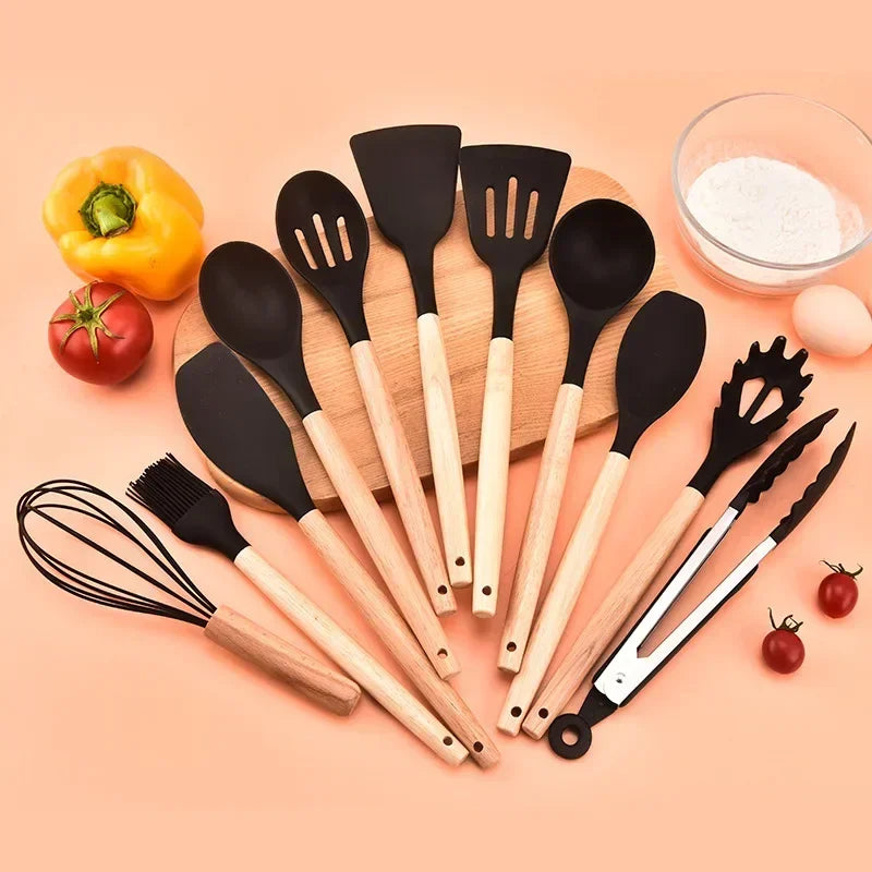 12-Piece Silicone Utensils Set