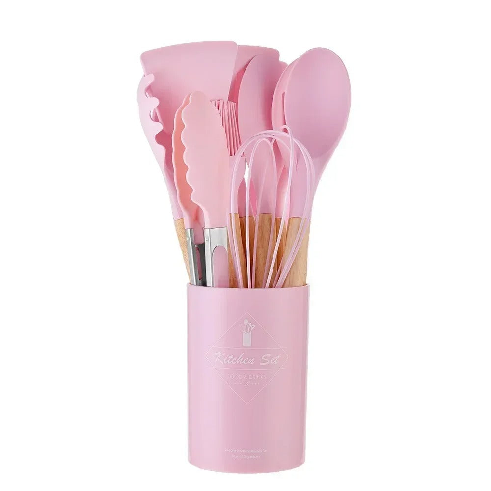 12-Piece Silicone Utensils Set